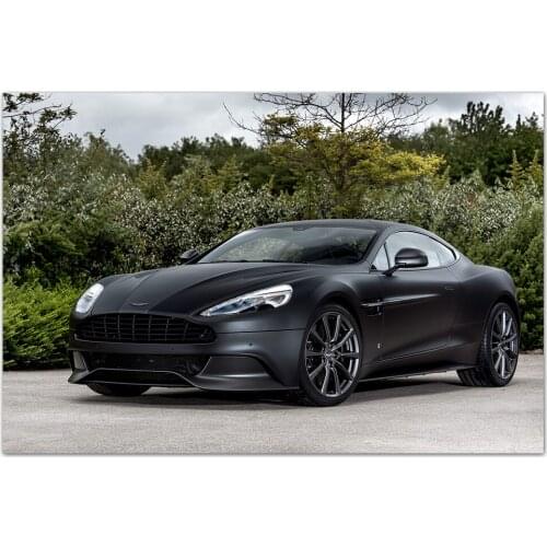Aston Martin Vanquish One of Seven Wallpaper Sport Car Posters and Prints Canvas Wall Art Modern Painting for Home Decor
