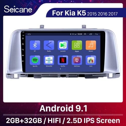 Seicane 2din Android 10.0 Car GPS navi Head Unit Player For Kia K5 2015 2016 2017 support SWC 3G Backup camera Bluetooth Wifi