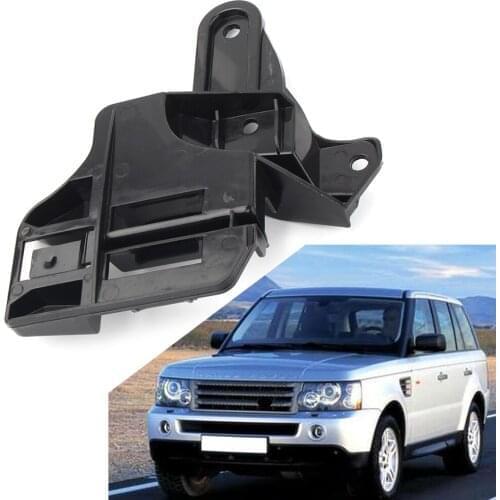 Car Right Front Bumper Fender Bracket Mouting For Land Rover Range Rover 2006 2007 2008 2009 Black ABS Plastic