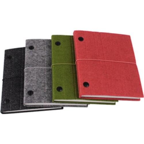 Sketchbook Diary for Drawing Painting Graffiti Felt Cover Sketch Book Memo Pad Notebook Office School Supplies Gift