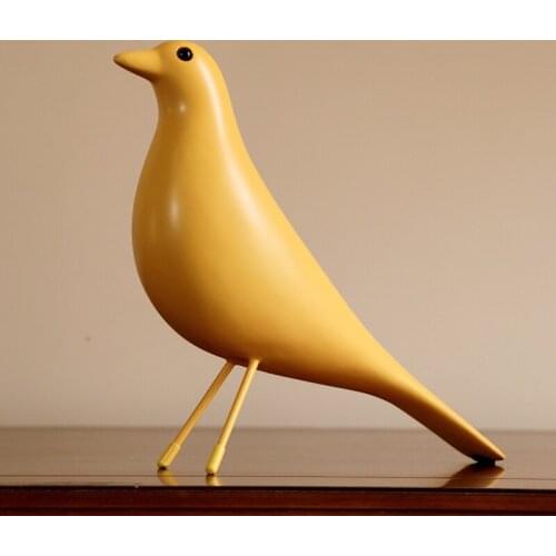 Big Size Resin Birds Figurine Home Furnishing Decoration Craft Fengshui Wedding Gift Peace Dove Statue Animal Modern