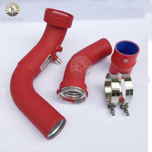 Intake Charge pipe Aluminum OEM Replacement For BMW F20 F30 M135i M235i 335i 435i N55 3.0T red