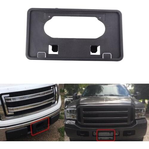 Front Bumper License Plate Holder For Ford F150 Mounting Bracket Frame 09-14