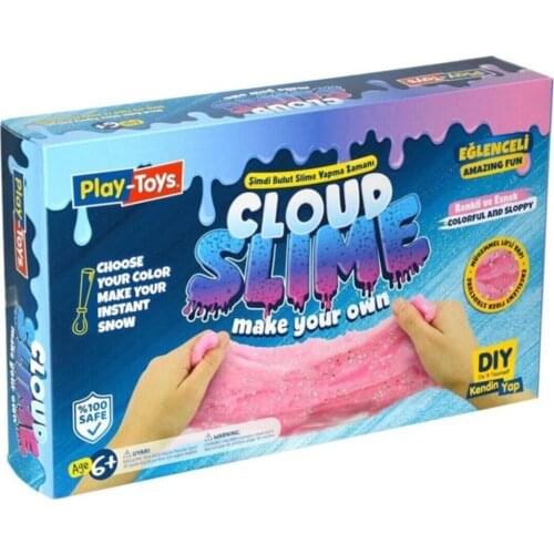 Cloud Slime Prep Kit DIY Make Your Own Slime Great Quality Safe For Children Made in Turkey