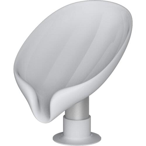 Bathroom Accessories Organizer Creative Leaf-shaped Soap Box Bathroom Organizer Soap Holder Drain Standing Perforation-free Eig