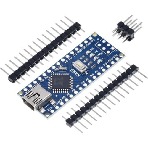 1PCS Promotion For arduino Nano 3.0 Atmega328 Controller Compatible Board WAVGAT Module PCB Development Board without USB V3