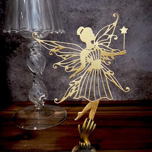 Panalisacraft Fairy Metal Cutting Dies And Stamps cut die scrapbooking Album Paper Card Craft Embossing