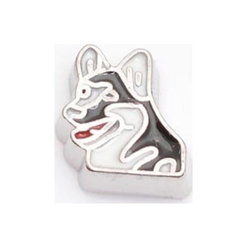 Dog, Floating charms,Fit floating charm lockets, FC0129