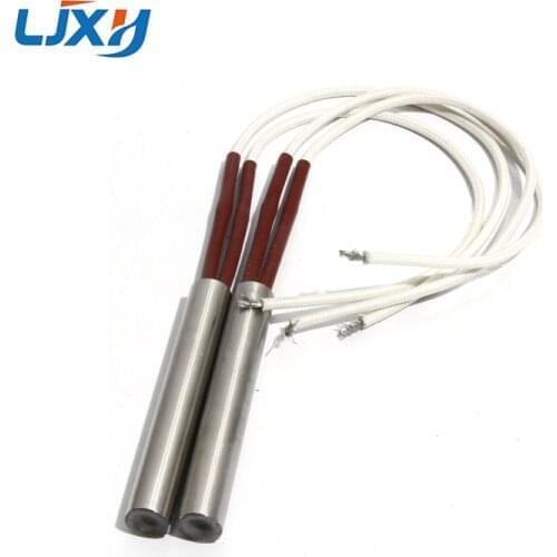LJXH 2PCS 12.5mm 80~150mm Tubular Cartridge Heater 110/220/380V 304SS Electric Heating Pipe 310/330/390/470/580W Resistance Part