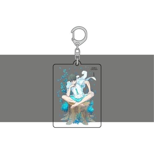 Japan Ainime Haikyuu!! Kenma Kozume Acrylic Metal Keychain For Men Women Keyring Key Chains Bag Pendants