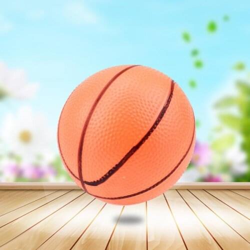 1pc 10cm PVC Plastic Mini Inflatable Basketball Toys Funny for Children Outdoor Toy Balls Hand Wrist Exercise Ball Random Color