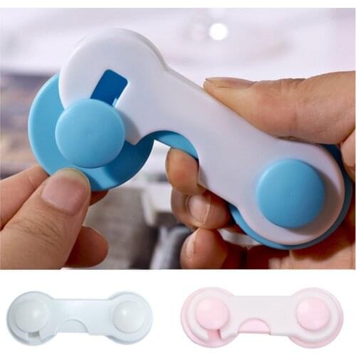 1pc Plastic Cabinet Lock Child Safety Baby Protection From Children Safe Locks for Refrigerators Baby Security Drawer Latches