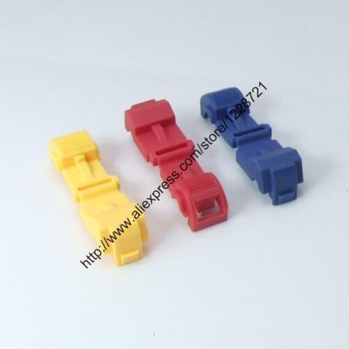 30Pcs 87806 87806 87816 87826 model-T Scotch Lock Quick Splice Wire Connectors Terminals Crimp Electrical Car Audio For Wire