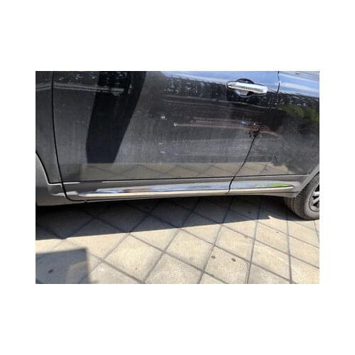 ABS Chrome Side Door Body Molding Cover Trim 4pcs For Fiat 500X 2015 - 2018