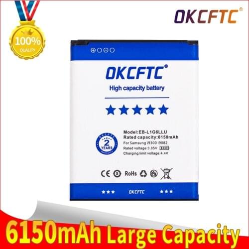 EB-L1G6LLU Replacment Bateria 6150mAh for Samsung Galaxy S3 i9300 i9300i i747 i9308 i9305 Battery for Mobile Phone