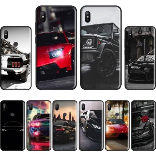 Sports Cars Male Men DIY phone Case cover Shell For Xiaomi Redmi Note 4 4x 5 6 7 8 pro S2 PLUS 6A PRO