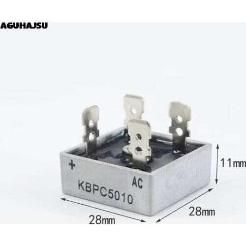 1pcs KBPC5010 50A 1000V Diode Bridge Rectifier kbpc5010