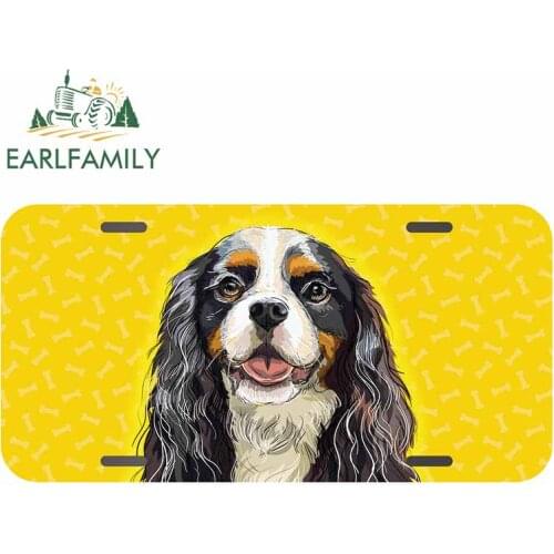 EARLFAMILY 13cm x 6.6cm For Dog Funny Car Stickers Car Accessories Decal Bumper Waterproof Vinyl Material For JDM SUV RV Decor