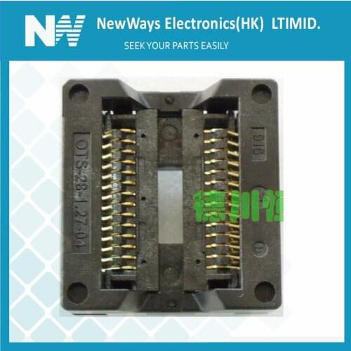 Ic Socket Sop28 To Dip28 300Mil Ots-28-1.27Mm Programmer Adapter