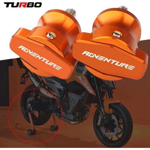 M10 Motorcycle Swingarm Slider Spools For KTM 990 SMT/SUPERMOTO/SUPER DUKE 1090/1190/1290 ADVENTURE CNC Aluminum Stand Screws