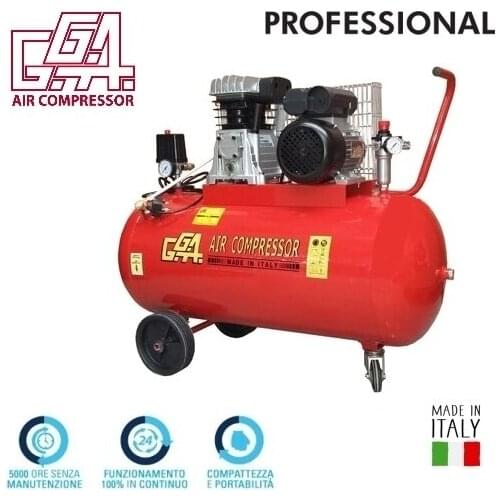 Compressor 100lt. Professional belt G.G. a. -GG 470