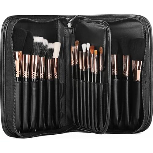 Zipper Cosmetic Makeup Bag Travel Toiletry Brush Wash Case Big Capicity Beauty Container Pouch Storage Organizer Waterproof