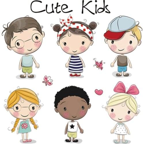 Cute Kids Patch For Clothing T-Shirt Diy Decoration 2020 New Parches Ropa A-Level Washable Stickers On The Fabric