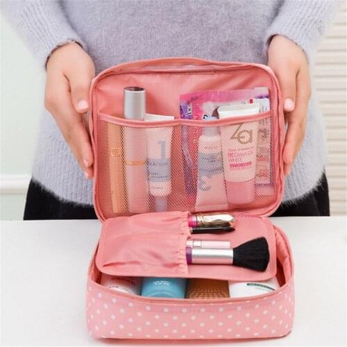 Multifunction Makeup Case Women Travel Cosmetic Bag Pouch Toiletry Organizer Bag Portable Travel Sorting Organizer Bags