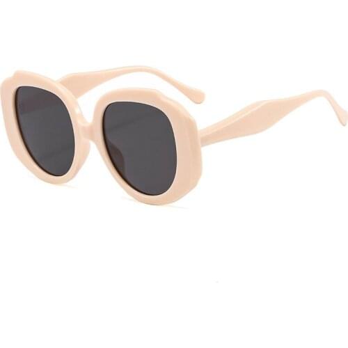 2020 New Luxury Irregular Sunglasses Women Fashion Square Sun Glasses Female Leopard Frame Eyewar Retro PC Glasses UV400 Oculo