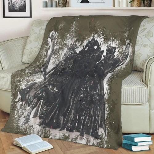 Final Fantsy XII Throw Blanket Print on Sherpa Blankets Soft for Sofa Customized DIY Plush Thin Quilt