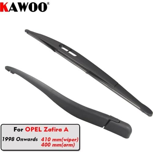KAWOO Car Rear Wiper Blade Blades Back Window Wipers Arm For OPEL Zafira A Hatchback (1998 Onwards) 410mm Auto Windscreen Blade