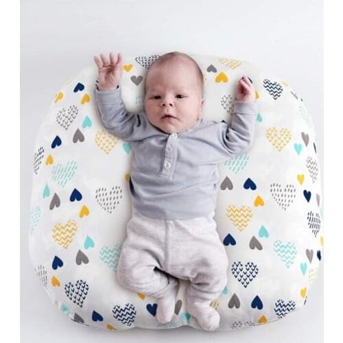 Newborn Lounger Cover Ultra Soft Comfortable Removable Baby Cushion Slipcover for Infant Lounger Pillow Case