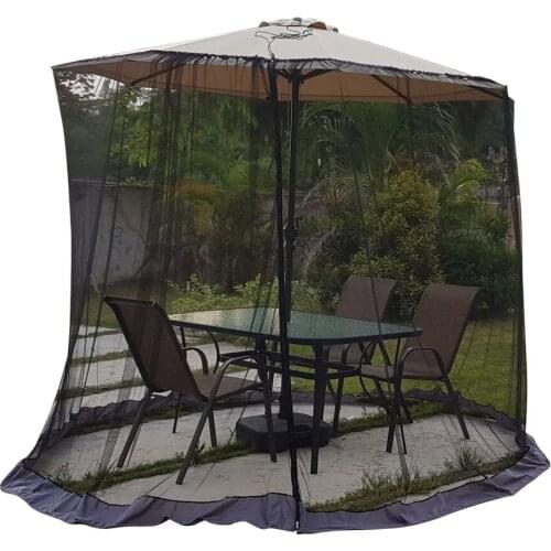 Netting Cover Mosquito Tent Mesh Quality Table Screen Parasol Shrinkable Polyester Camping Circumference: 1000CM Outdoor Barrier
