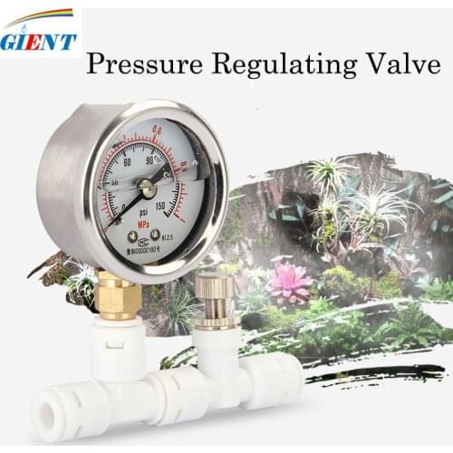 Spray System Pressure Regulating Valve Tropical Rain Forest Ecological Cylinder Reptile Micro-Landscape Water Mist Regulation