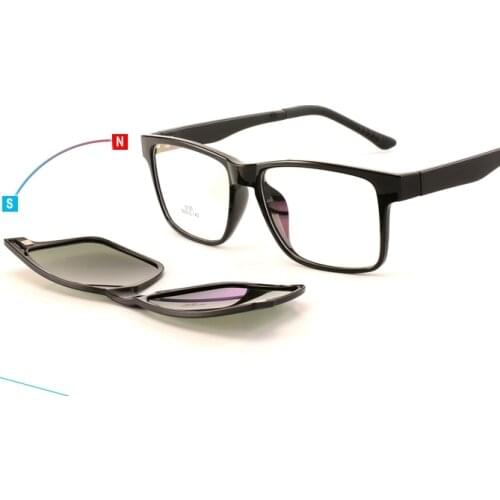 TR90 polarized clips full frame Sunglasses Men Women Eyeglasses Eyewear Glasses light can Filling prescription 5133