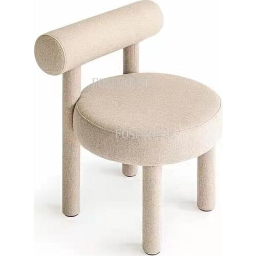 Nordic Home Living Room Chair Light Luxury Bedroom Balcony Fashion Velvet Designer Chair Modern Kitchen Furniture Dining Chairs