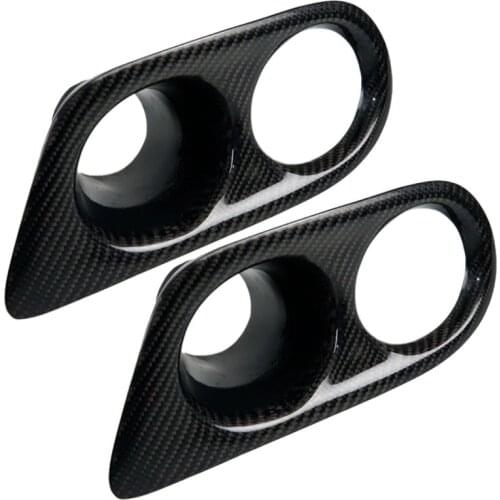 Real Carbon Fog Light Cover Surrounds Air Duct for Bmw 3 Series E46 M3 01-06