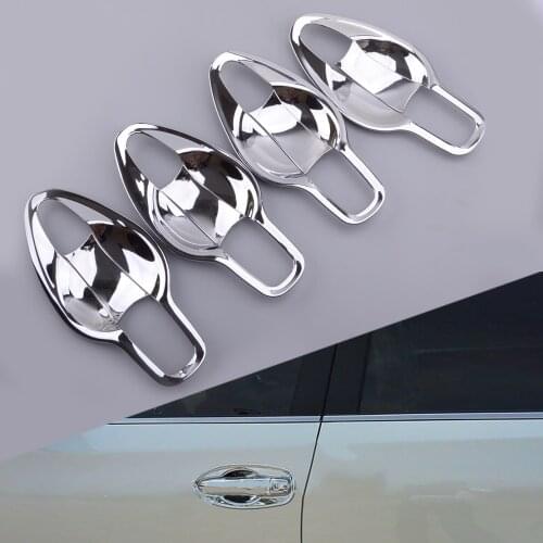 1 Set ABS Car Exterior Door Handle Bowl Trims Protectors Covers Fit for Nissan Qashqai J11 2014 2015 2016 2017 2018 2019 2020