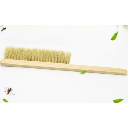1PCS Double-row Bristles Bee Sweeping Bee Brush Sweeping Brush Swept Beehive Nest Spleen Sweeping Honey Bee Does Not Injury