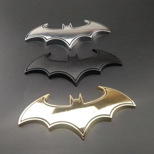3D metal "bat" in the biker style logo sticker for Volvo S40 S60 S80 XC60 XC90 V40 V60 C30 XC70 V70/Mini Cooper R50 R52 R53 R55