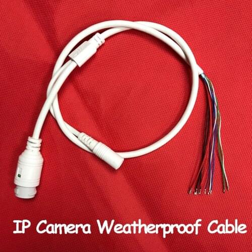 9-core IP camera waterproof cable for IP network camera cable, DC12V and RJ45 cable for CCTV ip camera