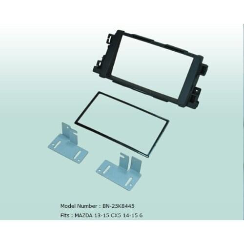 Car Fascias Double Din Radio Audio Panel Frame Dash Kit For Mazda 6 CX-5 2013 2014 2015 Atenza 2014 2015