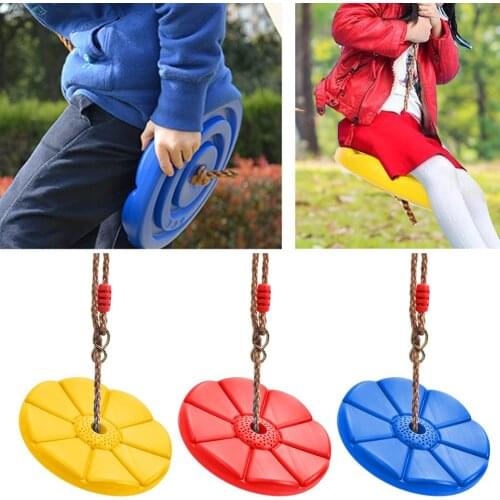 Safe Indoor Outdoor Plastic Disc Monkey Kids Swing Seat Fitness Swingset Outdoor Toys For Children Disc Swing Activity Toys