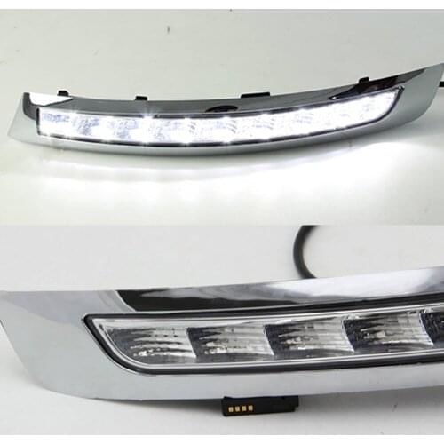 CSCSNL 1 Set Turn Yellow Signal Car LED DRL For Volvo XC90 2007 2008 2009 2010 2011 2012 2013 LED Daytime Running Light Daylight