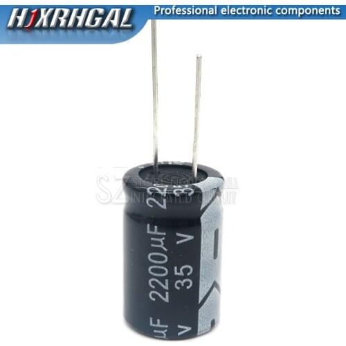 1PCS 35V2200UF 16*25mm 2200UF 35V Electrolytic capacitor