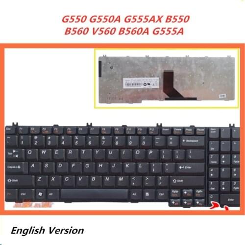 Laptop English Russian Keyboard For LENOVO G550 G550A G555AX B550 B560 V560 B560A G555A Notebook Palmrest Cover Upper Cover