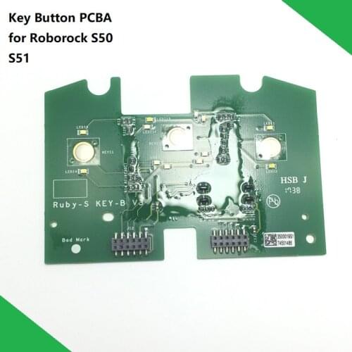 Keyboard Button PCBA Control panel Assembly Spare parts for XIAOMI Roborock S50 S51