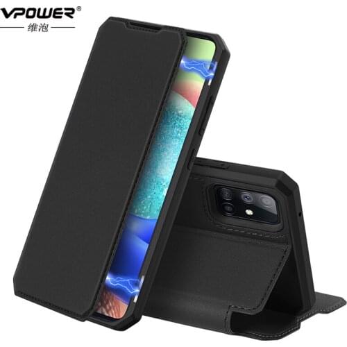 Leather Case Cover silicone Protection shockproof Phone PU Card slot Cases For Samsung Galaxy A40 A50 A70 M10 M20 A51 A71 5G A21