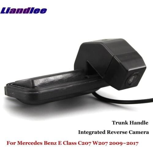 Liandlee For Mercedes Benz E Class MB W212 2010~2015 Car Reverse Camera Rear View Parking Camera / Integrated Trunk Handle