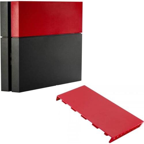 PS4 Solid Matte Red HDD Bay Hard Drive Cover Shell Case Replacement Faceplate for Playstation 4 Game Console Acccessories